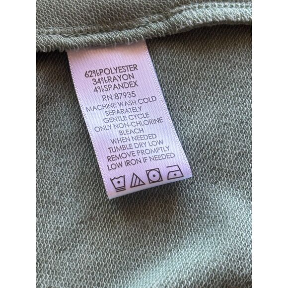 LOGO Lori Goldstein French Terry Jacket Long Sleeve Full Zip Lightweight Size 1X - Picture 14 of 14